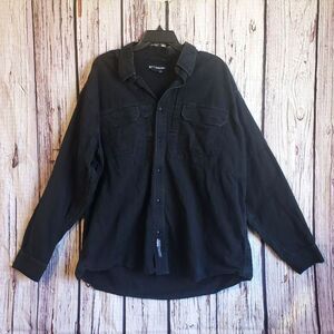 5.11 Tactical Series Black XL Long Sleeve Shirt 100% Cotton Mens Police Law